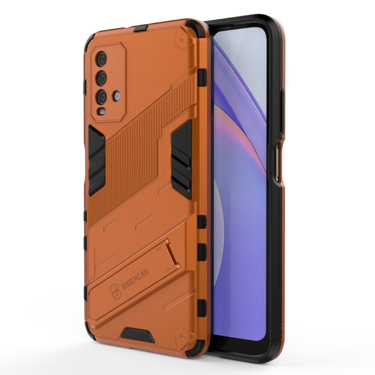 Punk Armor 2 in 1 PC + TPU Shockproof Case with Invisible Holder, For Xiaomi Redmi K30 Pro, For Xiaomi Redmi Note 9 4G, For Xiaomi Redmi 9C, For Xiaomi Redmi K40 / K40 Pro, For Xiaomi Redmi K30, For Xiaomi Redmi Note 9 5G