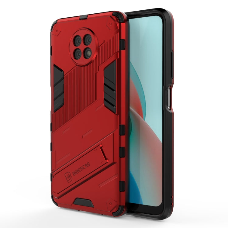 Punk Armor 2 in 1 PC + TPU Shockproof Case with Invisible Holder, For Xiaomi Redmi Note 9 5G, For Xiaomi Redmi Note 9 Pro Max, For Xiaomi Poco M3, For Xiaomi Redmi Note 9 4G, For Xiaomi Redmi K30 Pro, For Xiaomi Redmi 9C