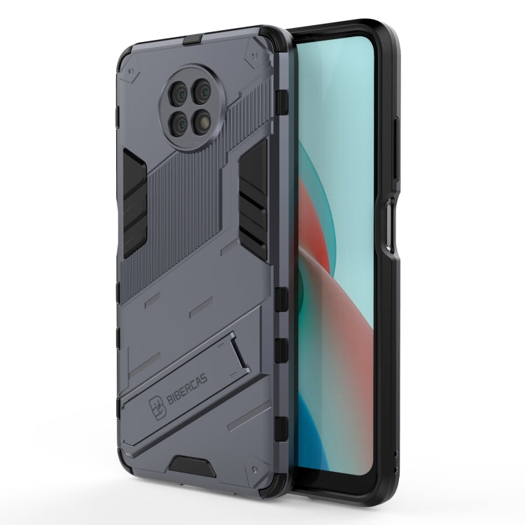 Punk Armor 2 in 1 PC + TPU Shockproof Case with Invisible Holder, For Xiaomi Redmi Note 9 5G, For Xiaomi Redmi Note 9 Pro Max, For Xiaomi Poco M3, For Xiaomi Redmi Note 9 4G, For Xiaomi Redmi K30 Pro, For Xiaomi Redmi 9C