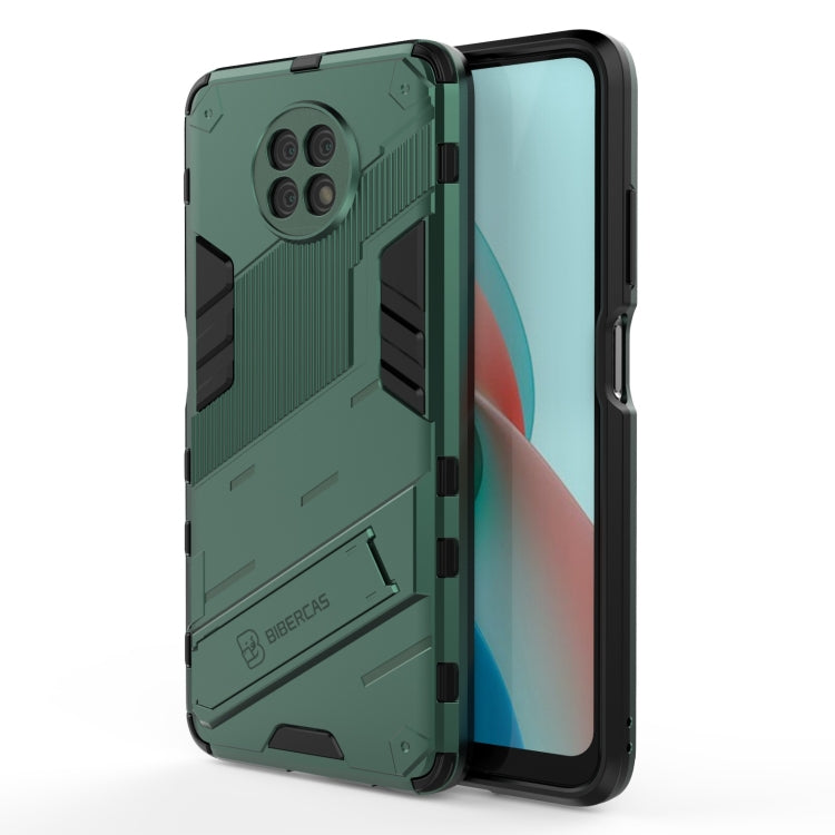 Punk Armor 2 in 1 PC + TPU Shockproof Case with Invisible Holder, For Xiaomi Redmi Note 9 5G, For Xiaomi Redmi Note 9 Pro Max, For Xiaomi Poco M3, For Xiaomi Redmi Note 9 4G, For Xiaomi Redmi K30 Pro, For Xiaomi Redmi 9C