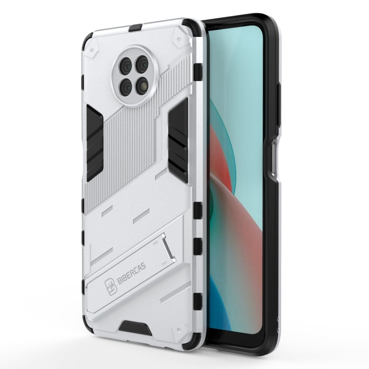 Punk Armor 2 in 1 PC + TPU Shockproof Case with Invisible Holder, For Xiaomi Redmi Note 9 5G, For Xiaomi Redmi Note 9 Pro Max, For Xiaomi Poco M3, For Xiaomi Redmi Note 9 4G, For Xiaomi Redmi K30 Pro, For Xiaomi Redmi 9C