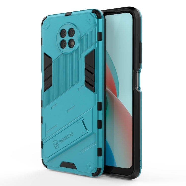 Punk Armor 2 in 1 PC + TPU Shockproof Case with Invisible Holder, For Xiaomi Redmi Note 9 5G, For Xiaomi Redmi Note 9 Pro Max, For Xiaomi Poco M3, For Xiaomi Redmi Note 9 4G, For Xiaomi Redmi K30 Pro, For Xiaomi Redmi 9C