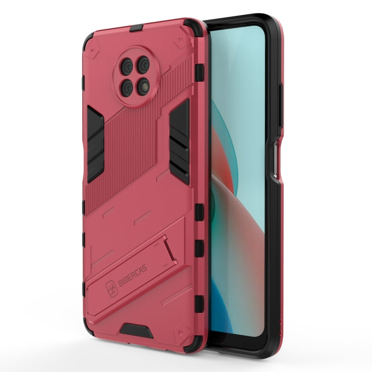 Punk Armor 2 in 1 PC + TPU Shockproof Case with Invisible Holder, For Xiaomi Redmi Note 9 5G, For Xiaomi Redmi Note 9 Pro Max, For Xiaomi Poco M3, For Xiaomi Redmi Note 9 4G, For Xiaomi Redmi K30 Pro, For Xiaomi Redmi 9C