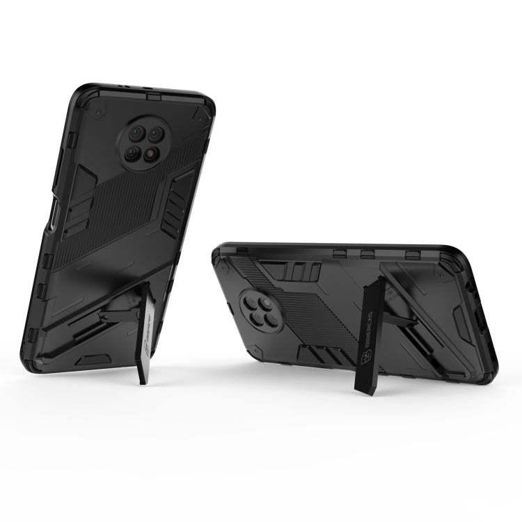 Punk Armor 2 in 1 PC + TPU Shockproof Case with Invisible Holder, For Xiaomi Redmi Note 9 5G, For Xiaomi Redmi Note 9 Pro Max, For Xiaomi Poco M3, For Xiaomi Redmi Note 9 4G, For Xiaomi Redmi K30 Pro, For Xiaomi Redmi 9C