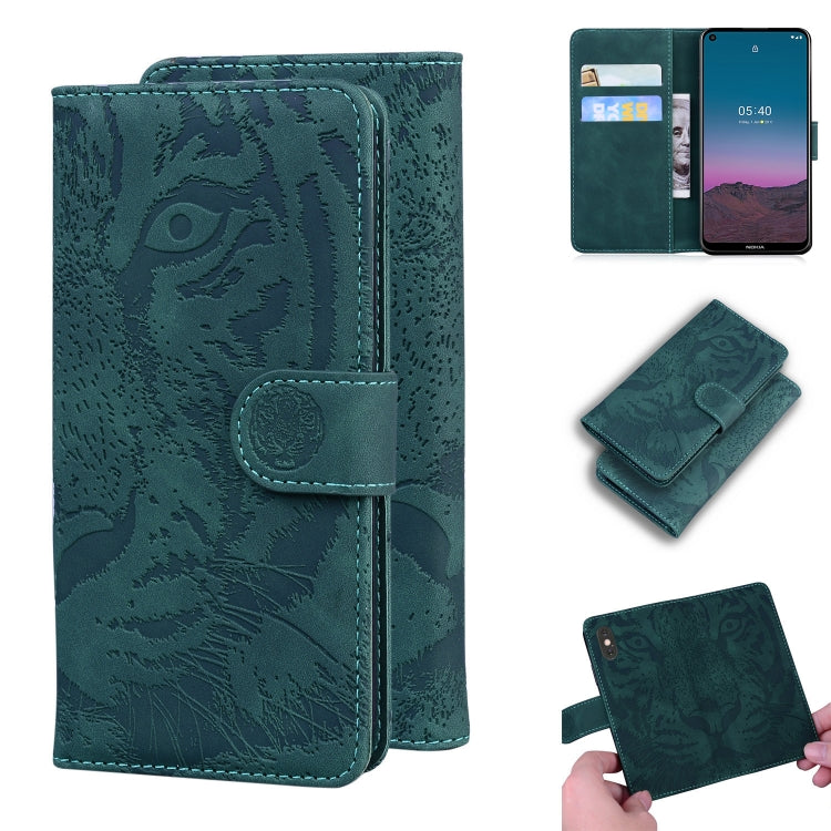 Tiger Embossing Pattern Horizontal Flip Leather Case with Holder & Card Slots & Wallet, For LG Velvet / G9, For Nokia 5.4, For OnePlus 9, For OnePlus 9 Pro, For UMIDIGI A7S, For UMIDIGI A9 Pro