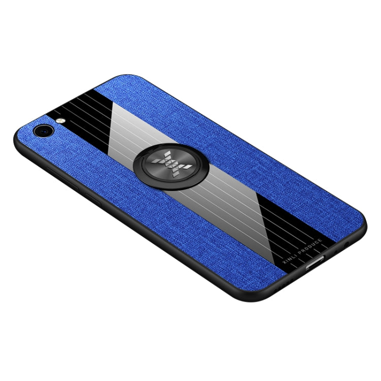 XINLI Stitching Cloth Textue Shockproof TPU Protective Case with Ring Holder, For Vivo Y71, For Vivo Y83, For Vivo X23 Symphony Edition