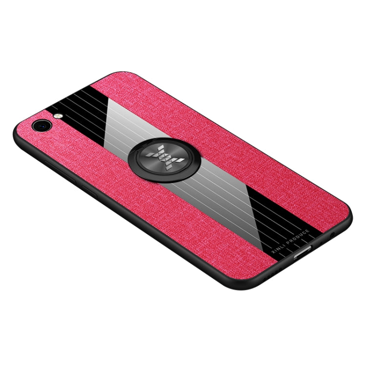 XINLI Stitching Cloth Textue Shockproof TPU Protective Case with Ring Holder, For Vivo Y71, For Vivo Y83, For Vivo X23 Symphony Edition