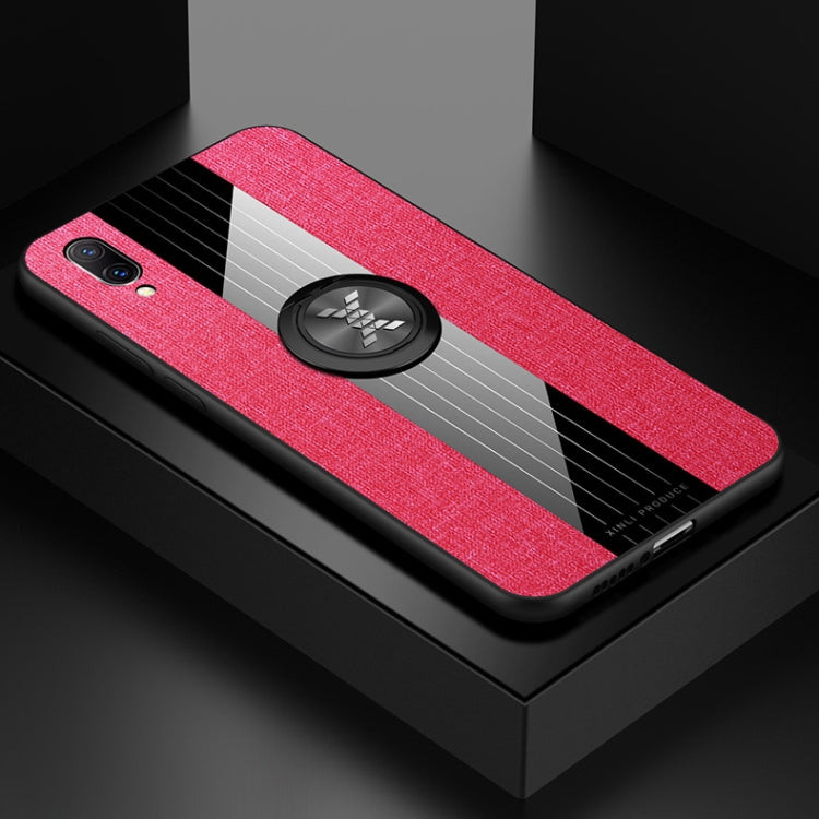 XINLI Stitching Cloth Textue Shockproof TPU Protective Case with Ring Holder, For Vivo Y71, For Vivo Y83, For Vivo X23 Symphony Edition