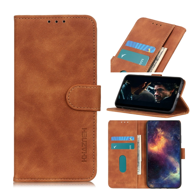 KHAZNEH Retro Texture PU + TPU Horizontal Flip Leather Case with Holder & Card Slots & Wallet, For OPPO Find X3 / Find X3 Pro, For Sony Xperia Ace II, For Xiaomi Redmi Note 10 4G / Note 10S, For Xiaomi Redmi Note 10 Pro
