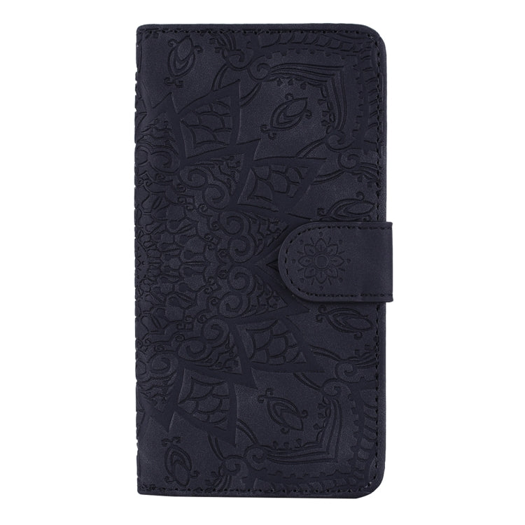Embossed Sunflower Pattern Horizontal Flip PU Leather Case with Holder & Card Slots & Wallet & Lanyard, For Samsung Galaxy A12, For Samsung Galaxy A52 5G / 4G, For Samsung Galaxy A72 5G / 4G, For SamsungGalaxy A72 5G / 4G