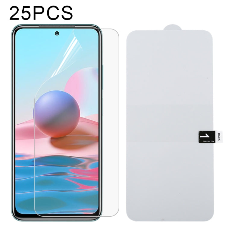 25 PCS Full Screen Protector Explosion-proof Hydrogel Film, For Xiaomi Redmi K40 / K40 Pro (25 PCS), For OPPO Realme GT 5G / Realme GT Master (25 PCS), For Xiaomi Redmi K40 Pro+ (25 PCS), For Xiaomi Redmi Note 10 4G / 5G / Note 10s (25 PCS)            ...