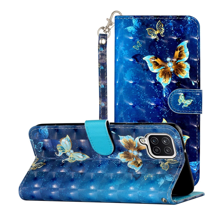 3D Pattern Horizontal Flip Leather Case with Holder & Card Slots & Wallet, For Samsung Galaxy A02s, For Samsung Galaxy A12, For Samsung Galaxy M31