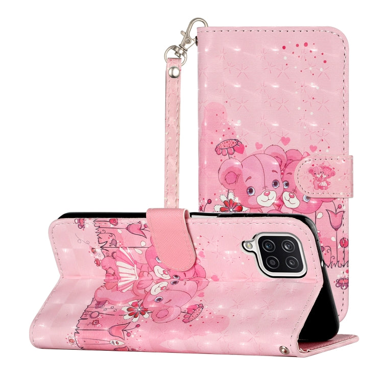 3D Pattern Horizontal Flip Leather Case with Holder & Card Slots & Wallet, For Samsung Galaxy A02s, For Samsung Galaxy A12, For Samsung Galaxy M31