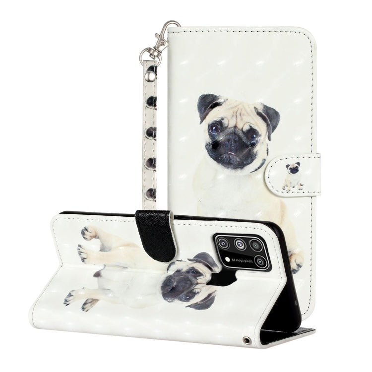 3D Pattern Horizontal Flip Leather Case with Holder & Card Slots & Wallet, For Samsung Galaxy A02s, For Samsung Galaxy A12, For Samsung Galaxy M31