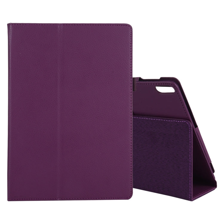 Litchi Texture Solid Color Horizontal Flip Leather Case with Holder & Pen Slot, For Lenovo Tab 4 10 Plus (TB-X704) / Tab 4 10 (TB-X304)