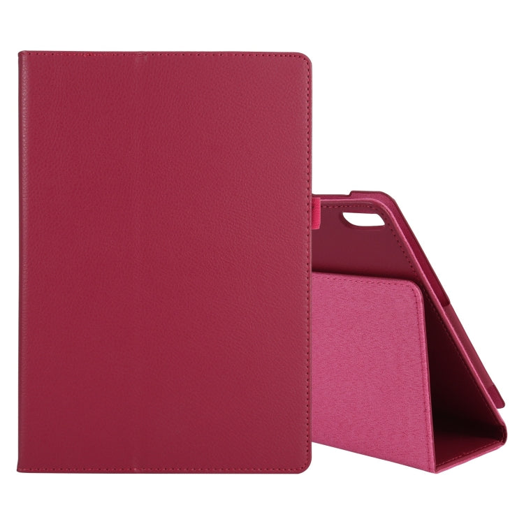 Litchi Texture Solid Color Horizontal Flip Leather Case with Holder & Pen Slot, For Lenovo Tab 4 10 Plus (TB-X704) / Tab 4 10 (TB-X304)