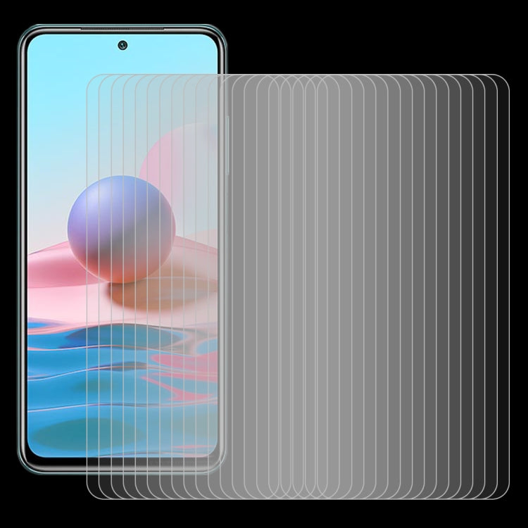 For Xiaomi Redmi Note 10 / Note 11 4G Global 6.43 inch/ Note 10 Global 6.43 inch / Poco M4 Pro 4G 50pcs 0.26mm 9H 2.5D Tempered Glass Film, For Xiaomi Redmi Note 10 / Note 11 5G International Version / Note 10 Overseas Version 6.43 (50 PCS)            ...