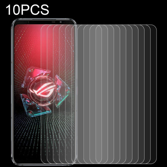 10 PCS 0.26mm 9H 2.5D Tempered Glass Film, For Asus ROG Phone 5 / 5 Pro / 5 Ultimate (10 PCS), For Google Pixel 4a 5G (10 PCS), For Google Pixel 4a (10 PCS)