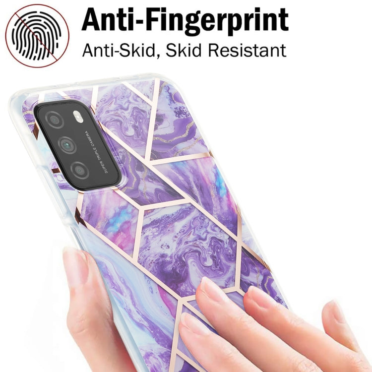 3D Electroplating Marble Pattern TPU Protective Case, For Xiaomi Poco M3 / Note 9 4G / Redmi 9 Power, For Samsung Galaxy A12, For Samsung Galaxy A32 5G, For Samsung Galaxy A52 5G / 4G, For Samsung Galaxy A72 5G / 4G, For Samsung Galaxy A52 5G / 4GG