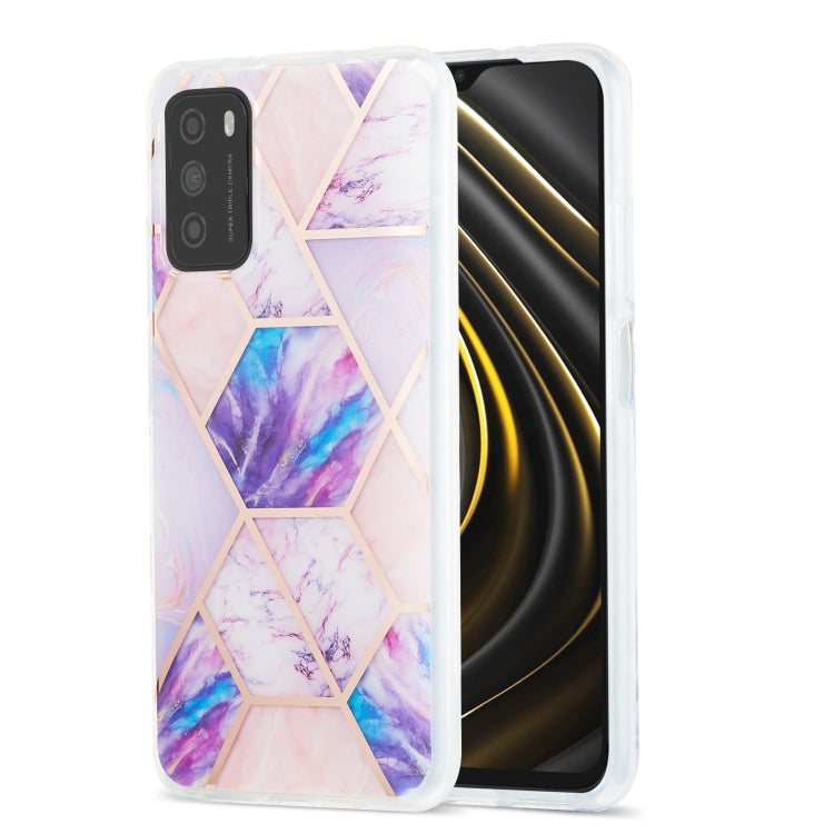 3D Electroplating Marble Pattern TPU Protective Case, For Xiaomi Poco M3 / Note 9 4G / Redmi 9 Power, For Samsung Galaxy A12, For Samsung Galaxy A32 5G, For Samsung Galaxy A52 5G / 4G, For Samsung Galaxy A72 5G / 4G, For Samsung Galaxy A52 5G / 4GG