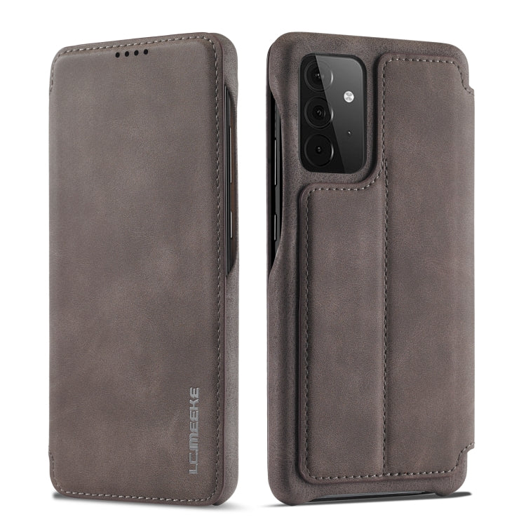 LC.IMEEKE Hon Ancient Series Horizontal Flip Leather Case with Holder & Card Slot, For Samsung Galaxy A52 5G / 4G, For Samsung Galaxy A12 5G, For Samsung Galaxy A72 5G / 4G, For Samsung Galaxy S20 FE, For Samsung Galaxy A72 5G / 4G5G                   ...