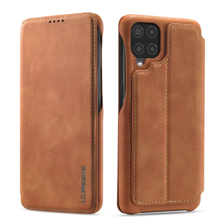 LC.IMEEKE Hon Ancient Series Horizontal Flip Leather Case with Holder & Card Slot, For Samsung Galaxy A52 5G / 4G, For Samsung Galaxy A12 5G, For Samsung Galaxy A72 5G / 4G, For Samsung Galaxy S20 FE, For Samsung Galaxy A72 5G / 4G5G                   ...