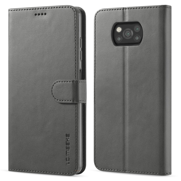 LC.IMEEKE Calf Texture Horizontal Flip Leather Case with Holder & Card Slots & Wallet, For Xiaomi Poco X3 NFC