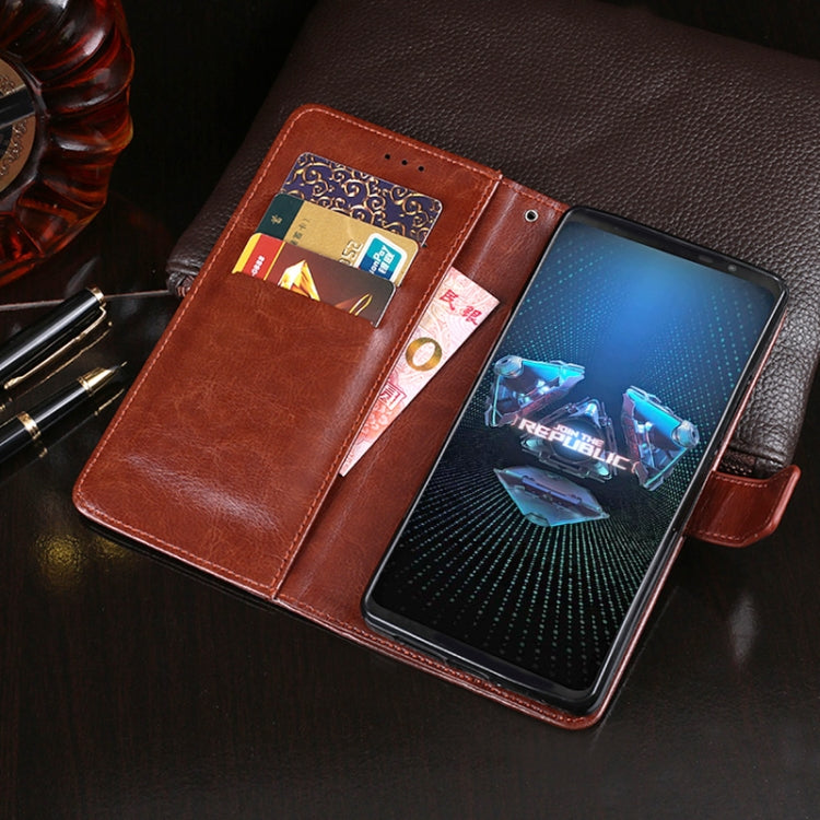 idewei Crazy Horse Texture Horizontal Flip Leather Case with Holder & Card Slots & Wallet, For Asus ROG Phone 5, For Meizu 18, For Meizu 18 Pro, For Nokia C1 Plus, For OnePlus 9, For OnePlus 9 Pro