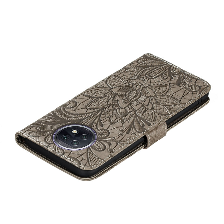Lace Flower Embossing Pattern Horizontal Flip Leather Case with Holder & Card Slots & Wallet & Photo Frame, For Xiaomi Redmi Note 9T 5G, For Xiaomi Redmi Note 10 Pro, For Xiaomi Redmi Note 10 4G, For Xiaomi Redmi 9T / Poco M3, For Xiaomi Redmi K40     ...