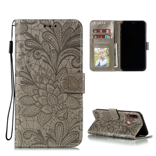 Lace Flower Embossing Pattern Horizontal Flip Leather Case with Holder & Card Slots & Wallet & Photo Frame, For Motorola Moto E7 Power, For Motorola Moto G 5G, For Motorola Moto G Play (2021), For Motorola Moto G Stylus (2021), For Motorola Moto G9 Pow...