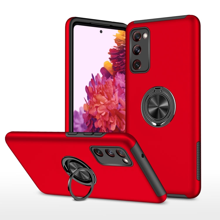 PC + TPU Shockproof Magnetic Protective Case with Invisible Ring Holder, For Samsung Galaxy A12 5G, For Samsung Galaxy A32 5G, For Samsung Galaxy S20 FE, For Samsung Galaxy S21 5G, For Samsung Galaxy S21+ 5G, For Samsung Galaxy S21 Ultra 5G            ...