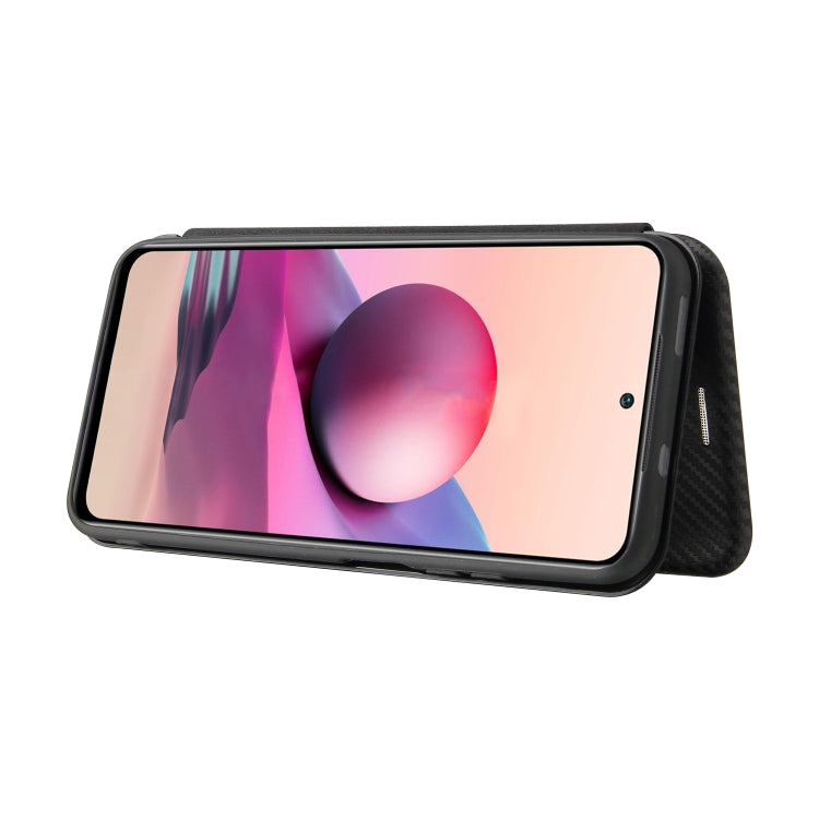 Carbon Fiber Texture Magnetic Horizontal Flip TPU + PC + PU Leather Case with Card Slot, For Xiaomi Redmi Note 10, For Xiaomi Redmi Note 10S, For Xiaomi Redmi Note 10 Pro, For Xiaomi Redmi Note 10 Pro Max, For alcatel 1S (2021), For Huawei P50 Pro