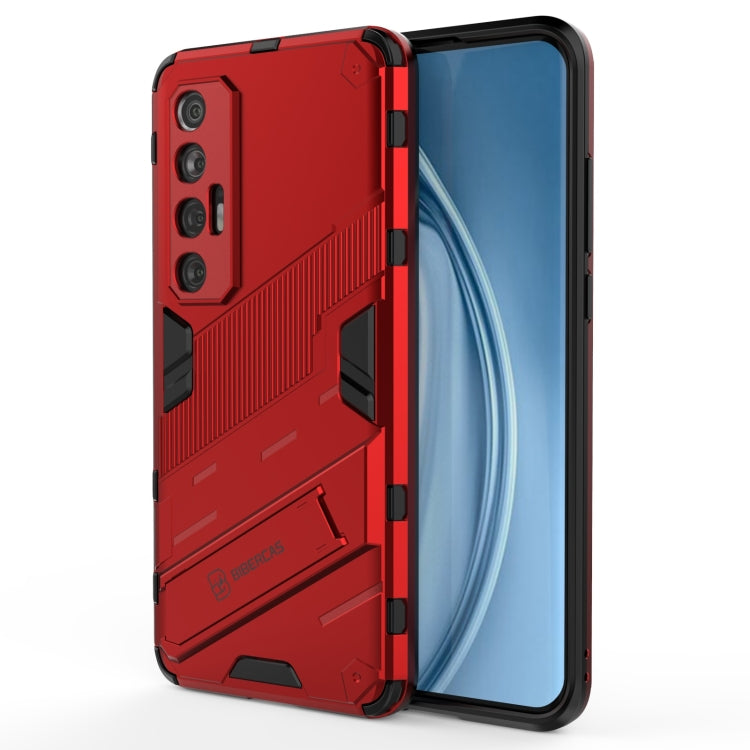 Punk Armor 2 in 1 PC + TPU Shockproof Case with Invisible Holder, For Xiaomi Mi 10S, For OPPO Find X3