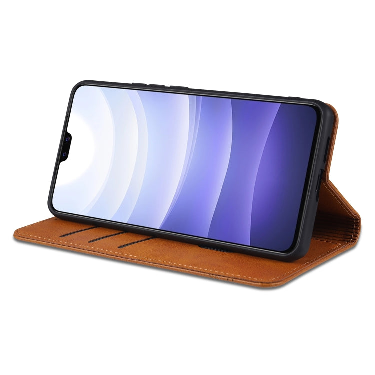 AZNS Magnetic Calf Texture Horizontal Flip Leather Case with Card Slots & Holder & Wallet, For vivo S9, For vivo S9e, For Xiaomi Redmi Note 10, For Xiaomi Redmi Note 10S, For Samsung Galaxy A02