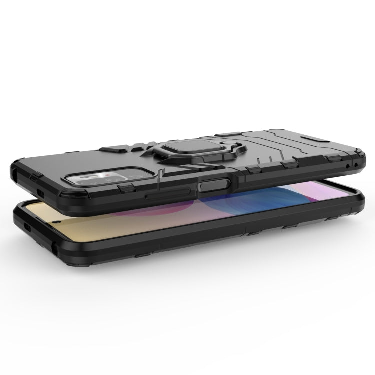 Shockproof PC + TPU Protective Case with Magnetic Ring Holder, For Xiaomi Redmi Note 10 5G, For Samsung Galaxy F62 / M62