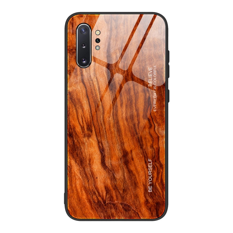 Wood Grain Tempered Glass + TPU Shockproof Case, For Samsung Galaxy A21s, For Samsung Galaxy A51, For Samsung Galaxy Note10+