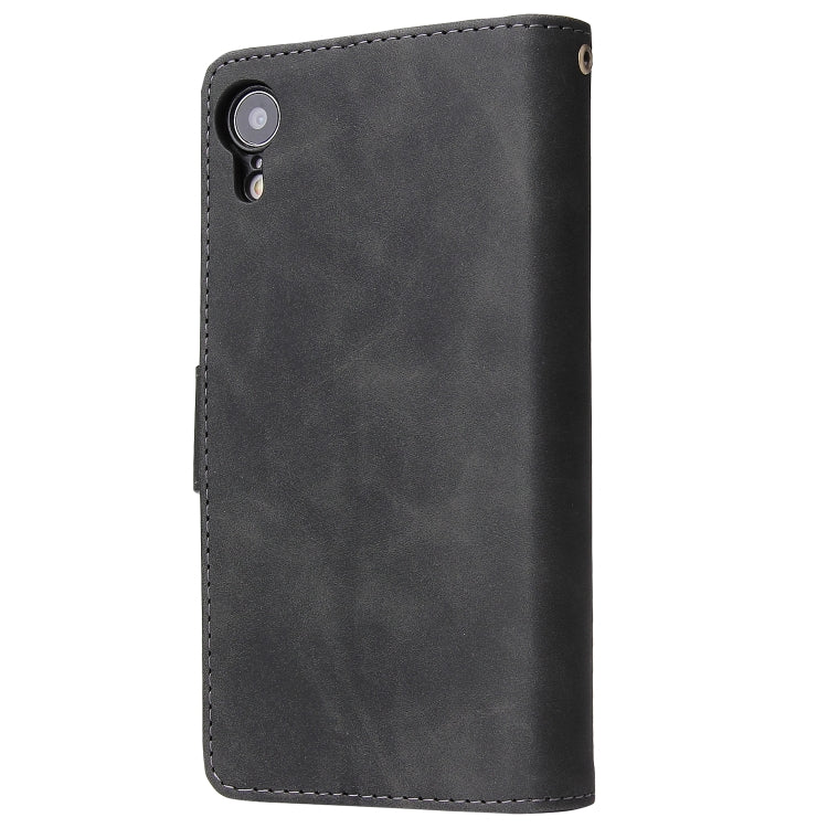 Multifunctional Retro Frosted Horizontal Flip Leather Case with Card Slot & Holder & Zipper Wallet & Photo Frame & Lanyard, For iPhone 6 & 6s, For iPhone 6 Plus & 6s Plus, For iPhone XS / X, For iPhone XR, For iPhone XS Max, For iPhone 11 Pro          ...