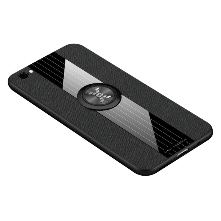 XINLI Stitching Cloth Texture Shockproof TPU Protective Case with Ring Holder, For Vivo Y67, For Vivo Y75 / V7, For Vivo Y85, For Vivo Y93, For Vivo Y97, For Vivo Z5X