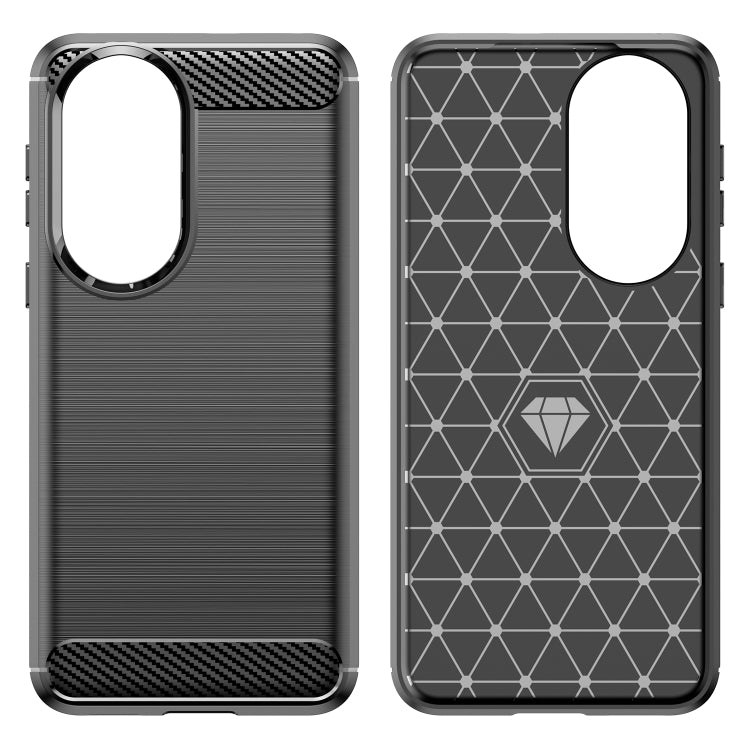 Brushed Texture Carbon Fiber TPU Case, For Huawei P50, For Huawei P50 Pro, For Asus ROG Phone 5