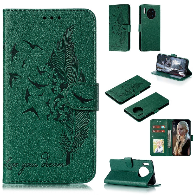 Feather Pattern Litchi Texture Horizontal Flip Leather Case with Holder & Wallet & Card Slots, For Huawei Mate 30, For Huawei Mate 30 Pro, For Huawei Mate 30 Lite / nova 5i Pro, For Xiaomi Redmi Note 8, For Xiaomi Redmi Note 8 Pro, For Galaxy A10s     ...