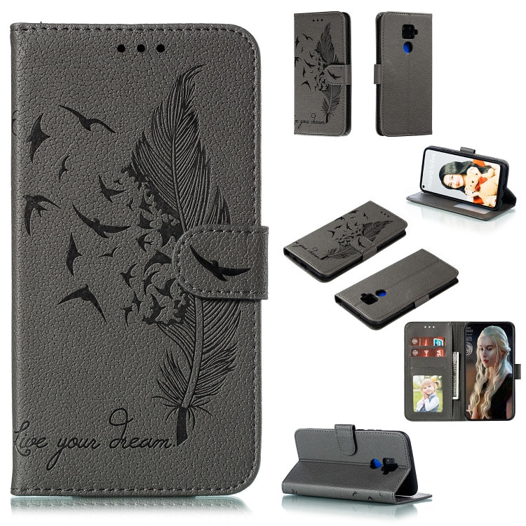 Feather Pattern Litchi Texture Horizontal Flip Leather Case with Holder & Wallet & Card Slots, For Huawei Mate 30, For Huawei Mate 30 Pro, For Huawei Mate 30 Lite / nova 5i Pro, For Xiaomi Redmi Note 8, For Xiaomi Redmi Note 8 Pro, For Galaxy A10s     ...