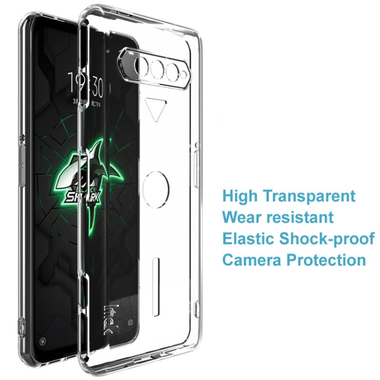 IMAK UX-5 Series Transparent Shockproof TPU Protective Case, For OnePlus 9 5G Domestic / India Version, For OnePlus 9 Pro 5G, For Motorola Moto Edge S, For Xiaomi Black Shark 4 / 4 Pro, For Nubia Red Magic 6, For Xiaomi Mi 10S