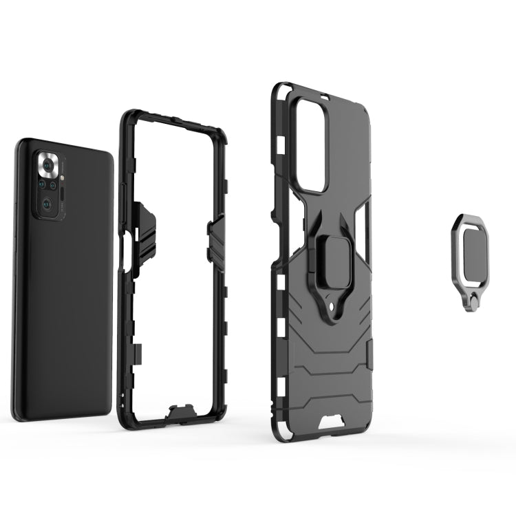 PC + TPU Shockproof Protective Case with Magnetic Ring Holder, For Xiaomi Redmi Note 10 Pro, For Xiaomi Mi 11 Ultra