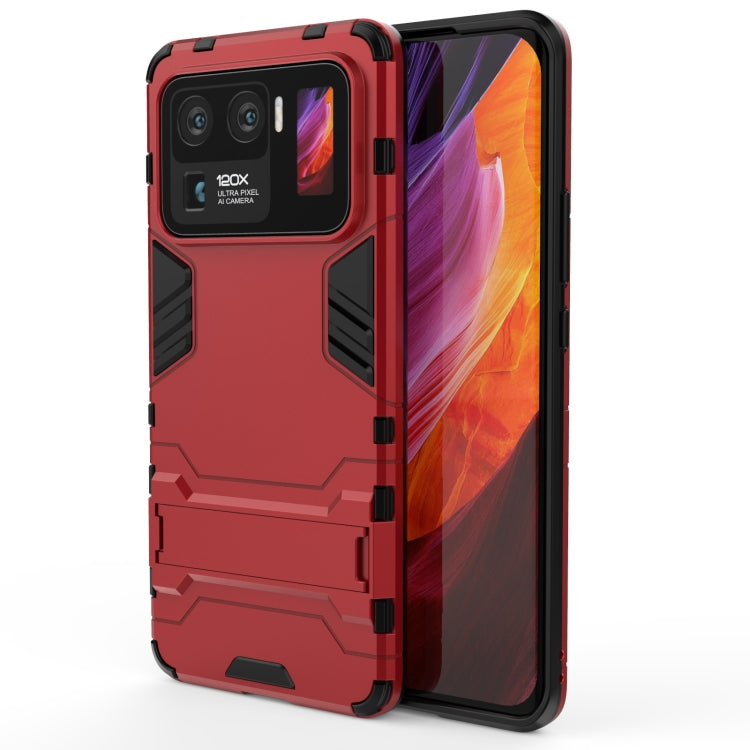 Shockproof PC + TPU Protective Case with Hidden Holder, For Xiaomi Redmi Note 10 Pro, For Xiaomi Mi 11 Ultra, For Huawei P50