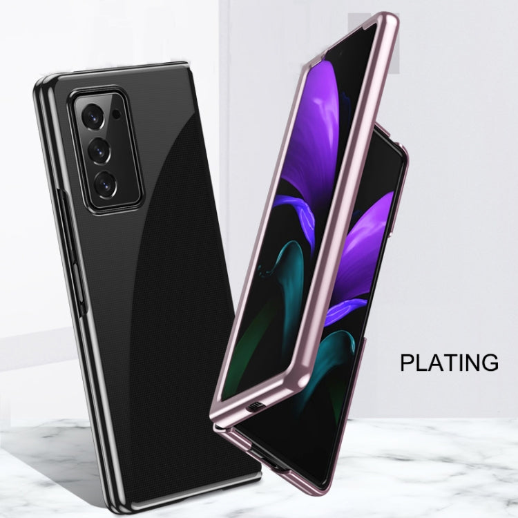Ultra-thin Electroplated Transparent Folding Case, For Samsung Galaxy Z Flip 5G / 4G, For Samsung Galaxy Z Fold2 5G, For Samsung Galaxy Fold 5G / Fold 4G