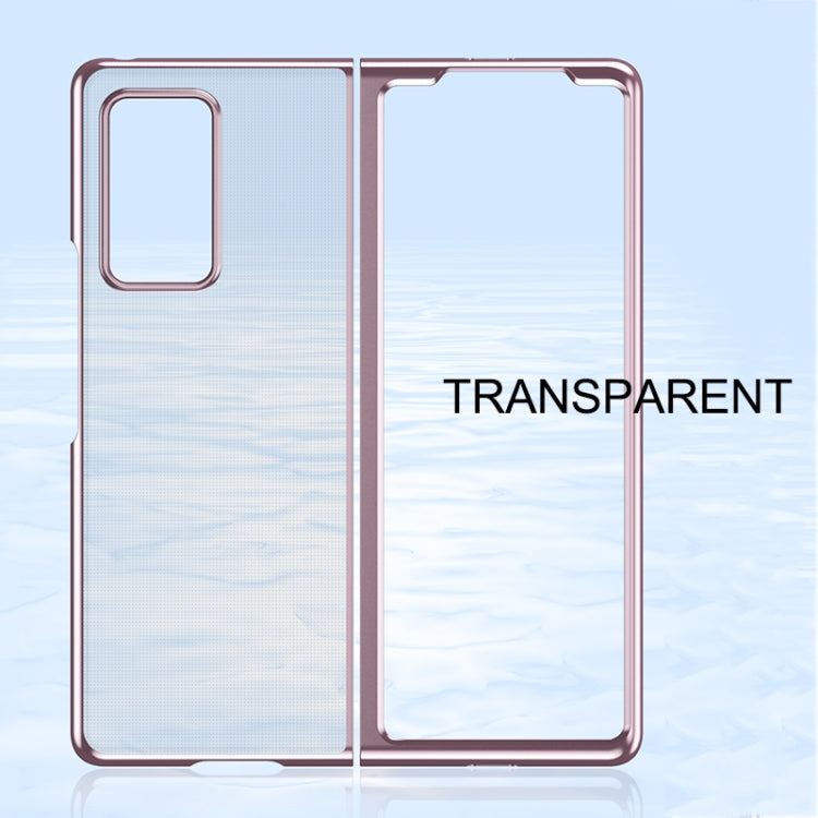 Ultra-thin Electroplated Transparent Folding Case, For Samsung Galaxy Z Flip 5G / 4G, For Samsung Galaxy Z Fold2 5G, For Samsung Galaxy Fold 5G / Fold 4G