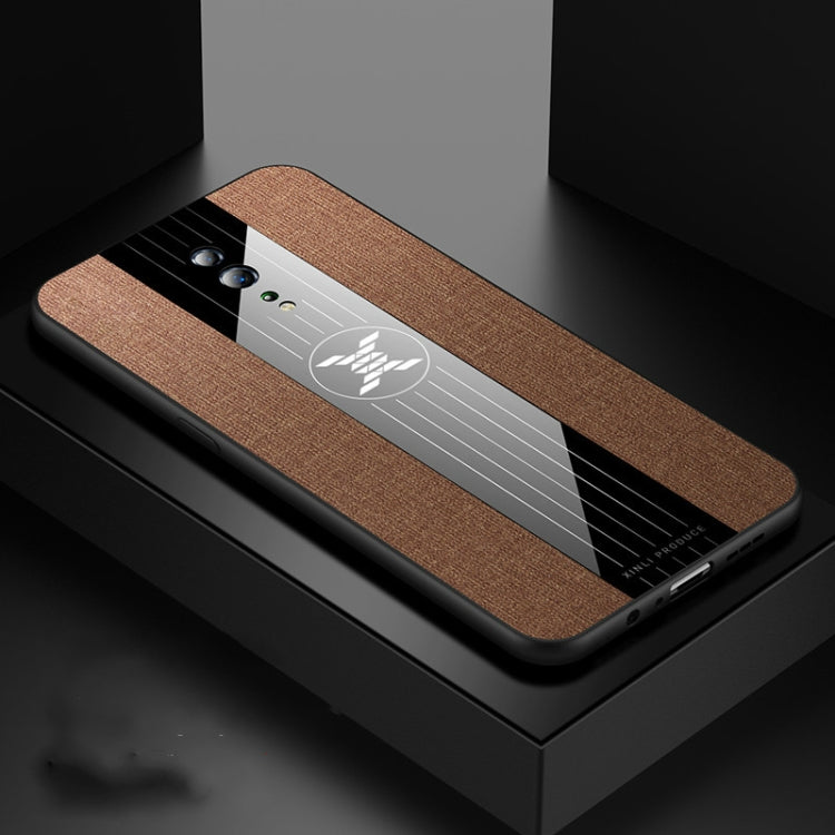 XINLI Stitching Cloth Textue Shockproof TPU Protective Case, For OPPO Reno Z, For OPPO Reno 10x Zoom