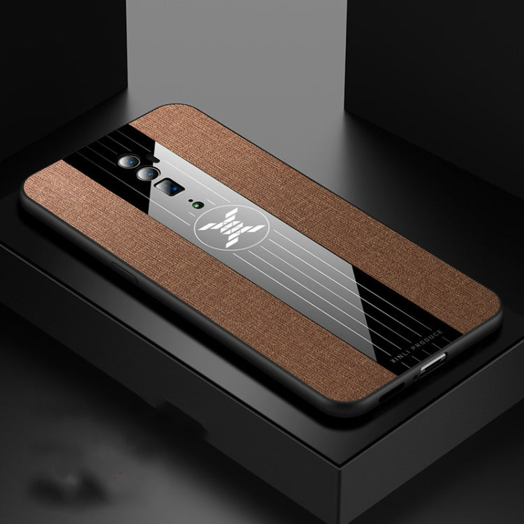 XINLI Stitching Cloth Textue Shockproof TPU Protective Case, For OPPO Reno Z, For OPPO Reno 10x Zoom