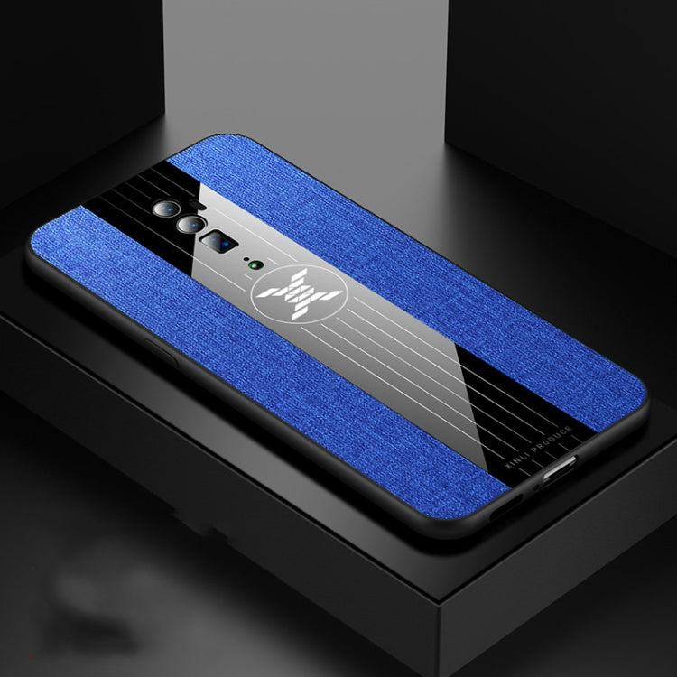 XINLI Stitching Cloth Textue Shockproof TPU Protective Case, For OPPO Reno Z, For OPPO Reno 10x Zoom