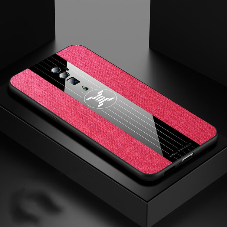 XINLI Stitching Cloth Textue Shockproof TPU Protective Case, For OPPO Reno Z, For OPPO Reno 10x Zoom